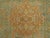 Early 20th Century Turquoise Pink Antique Indian Amritsar Room Rug - 9' x 11'9" For Sale - Image 5 of 6