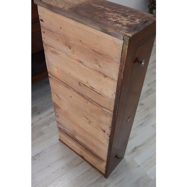 Chest of Drawers with Inlay Walnut, 1960s For Sale - Image 13 of 14