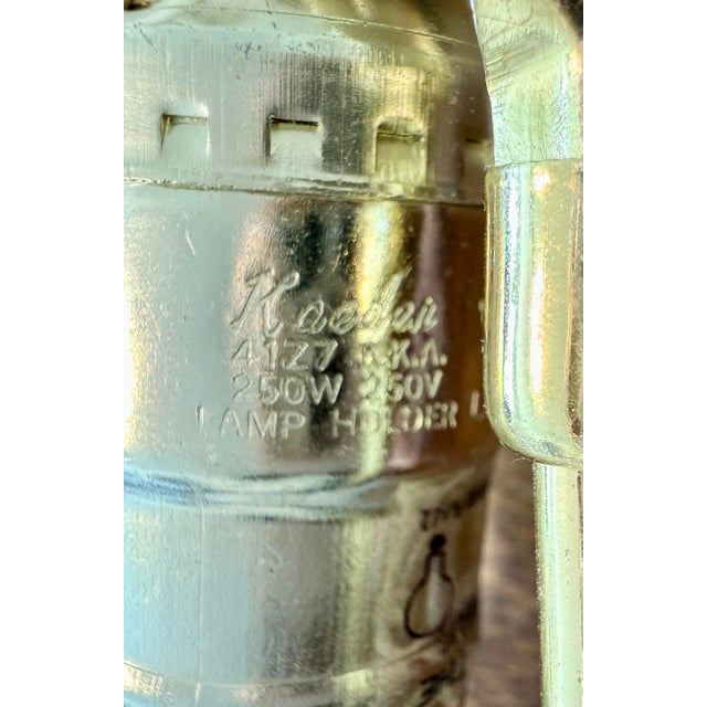 Brass Kaeder Leuchten Brass and Crystal Lamps For Sale - Image 8 of 12