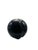 1980s 1985 Postmodern Memphis Era Haeger Black Ceramic Orb Vase - Model 4395 For Sale - Image 5 of 7