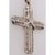 14 Karat White Gold and Diamond Cross Pendant 1.00 Total Diamond Weight For Sale - Image 4 of 6