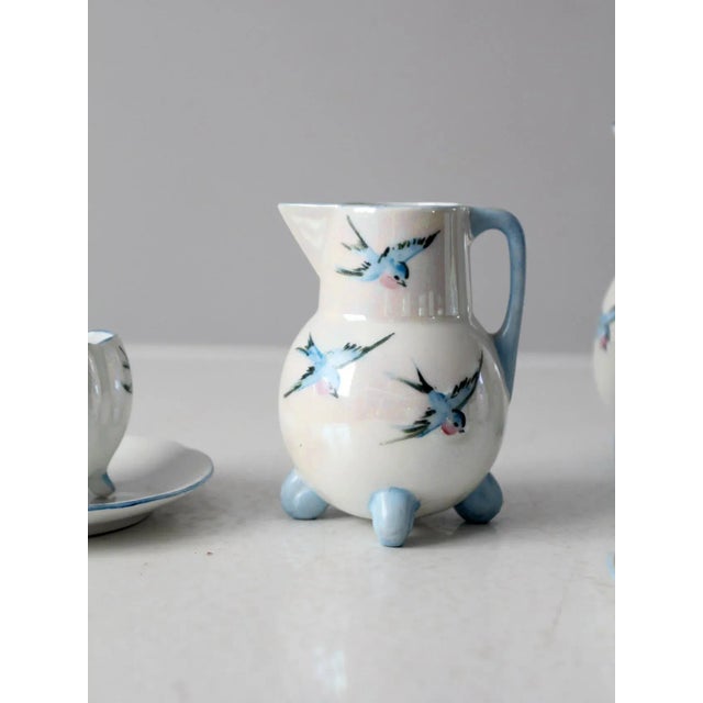 Antique German Miniature Tea Set - 15 Piece For Sale - Image 4 of 13