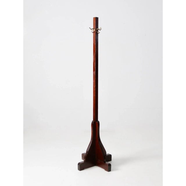 Antique Wooden Coat Rack For Sale - Image 9 of 9