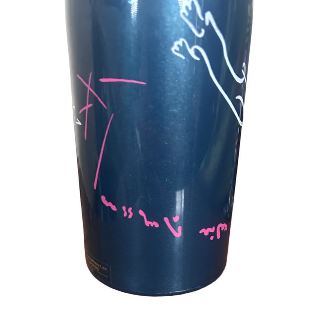 Glass Vintage 1982 Taittenger Champagne’s Artist Collection Featuring French Surrealist André Masson For Sale - Image 7 of 9