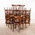 Classic Bistro Red Upholstered Dining Chairs, 1950s For Sale - Image 12 of 12
