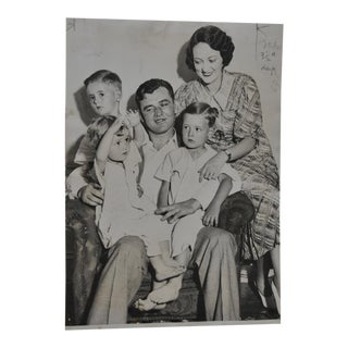 Jim Braddock "Cinderella Man" Family Press Photo c.1935 For Sale