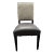 Arhaus Torino Lucia Leather & Fabric Side Chair - a Showroom Sample For Sale