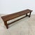 Antique Oak Benches with Turned Legs, 1920s, Set of 2 For Sale - Image 4 of 15