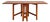 Vintage Teak Compact Drop-Leaf Dining Table from McIntosh For Sale