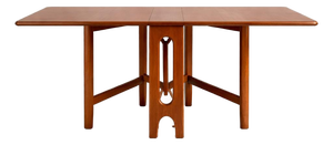 Vintage Teak Compact Drop-Leaf Dining Table from McIntosh