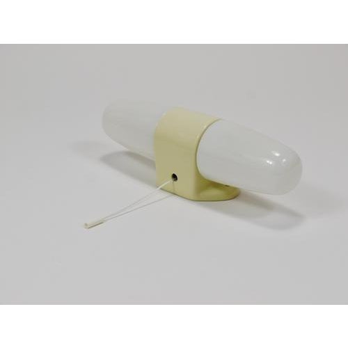 1950s Bauhaus Yellow Sconce Double Wall Light by Linder attributed to Wilhelm Wagenfeld, Germany, 1950s For Sale - Image 5 of 18