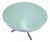 Vintage Round Table Lacquered in Sky Blue, 1960s For Sale