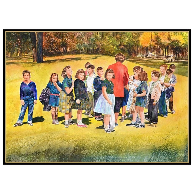 Message us to inquire about custom framing options! (Included for free with every purchase) The artwork here, "Field...