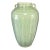 Antique Chinese Celadon Four‑Handle Vase With Carved Lotus Petals, Collectible Antique For Sale