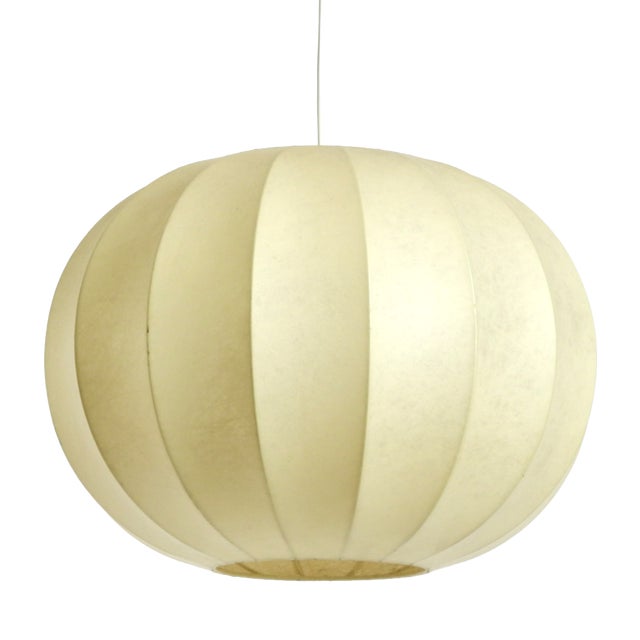 Small Cocoon Pendant Lamp, 1960s For Sale