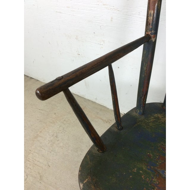 Antique Childs Rocking Chair With Excellent Patina For Sale - Image 12 of 16