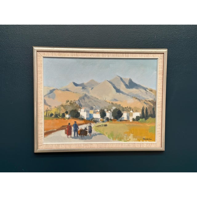 Stig Wernheden, Landscape, Kos, Greece, 1960s, Oil on Canvas For Sale - Image 9 of 16