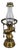 Willian Fawecett Brass Pharmacy Apothecary Library Reading Hurricane Lamp 22" For Sale