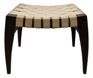 Vintage Oak Footrest by Jan Vanek
