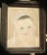 An exceptional folk art drawing of a young child framed under glass. Dates from the 19th century. I believe this is a...