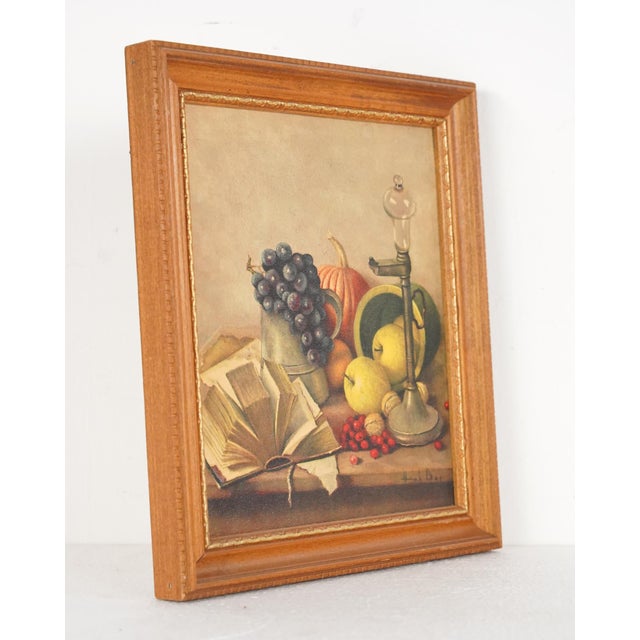 Traditional Vintage Henk Bos Still Life Wood Framed Print For Sale - Image 3 of 12