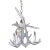 White Horn Big Sky Antler Chandelier For Sale