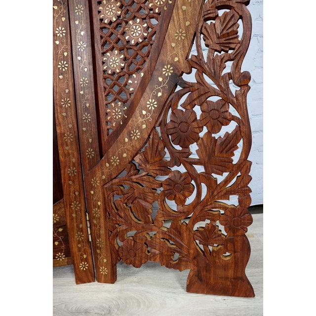 Vintage Double-Sided Room Divider in Teak, 1980s For Sale - Image 12 of 14