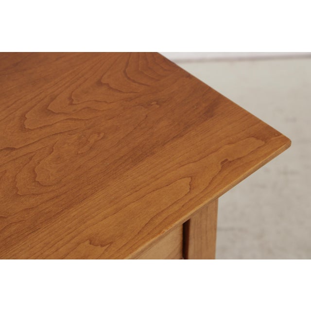 Brown Stickley Highlands Mission Cherry 2 Drawer Sofa Table For Sale - Image 8 of 18