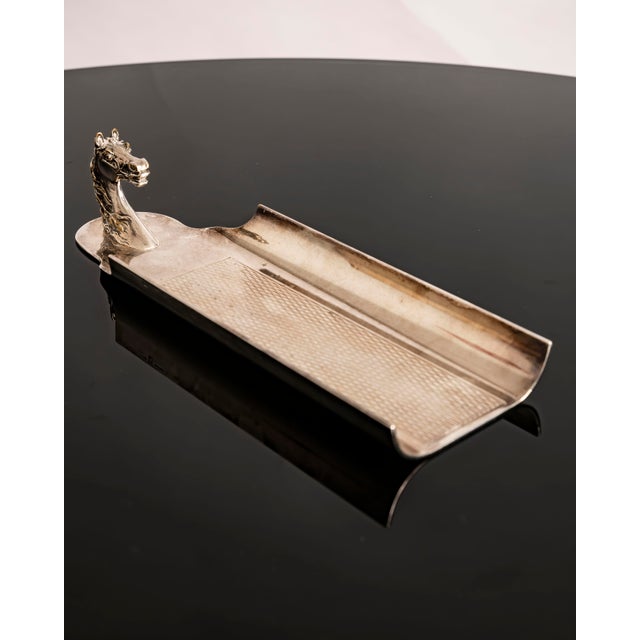 Desk Tray with Horse Head by Hermès Paris, France, 1960s For Sale - Image 6 of 10
