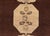 Vintage Turkish Oushak Rug, Brown Medallion With Taupe For Sale - Image 11 of 13