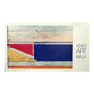 1989 Venice Art Walk Richard Diebenkorn Poster For Sale