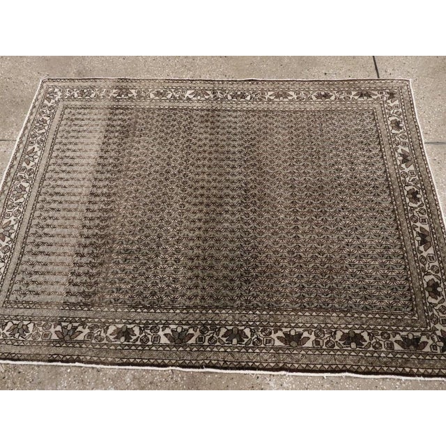 Galerie Shabab Collection Mid-20th Century Persian Afshar Throw Rug For Sale - Image 4 of 5