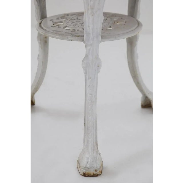 English Cast Iron and Wooden Table, 1890s For Sale - Image 5 of 11