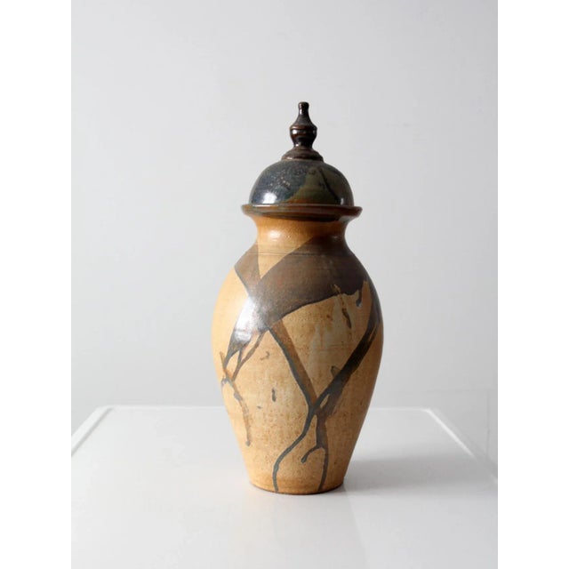 Vintage Studio Pottery Vase For Sale - Image 13 of 13