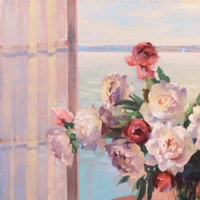 1960s 'Still Life of Tulips and Roses' by Irene Stry, New York, Society of Independent Artists, National Academy of Design For Sale - Image 5 of 8