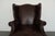 Brown Vintage Sherrill Furniture Wingback Chair For Sale - Image 8 of 16