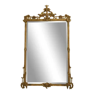 Friedman Brothers Model 1747 Gold Beveled Glass Mirror