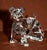 Glass Vintage Baccarat Dog Crystal Figurine Paperweight For Sale - Image 7 of 12