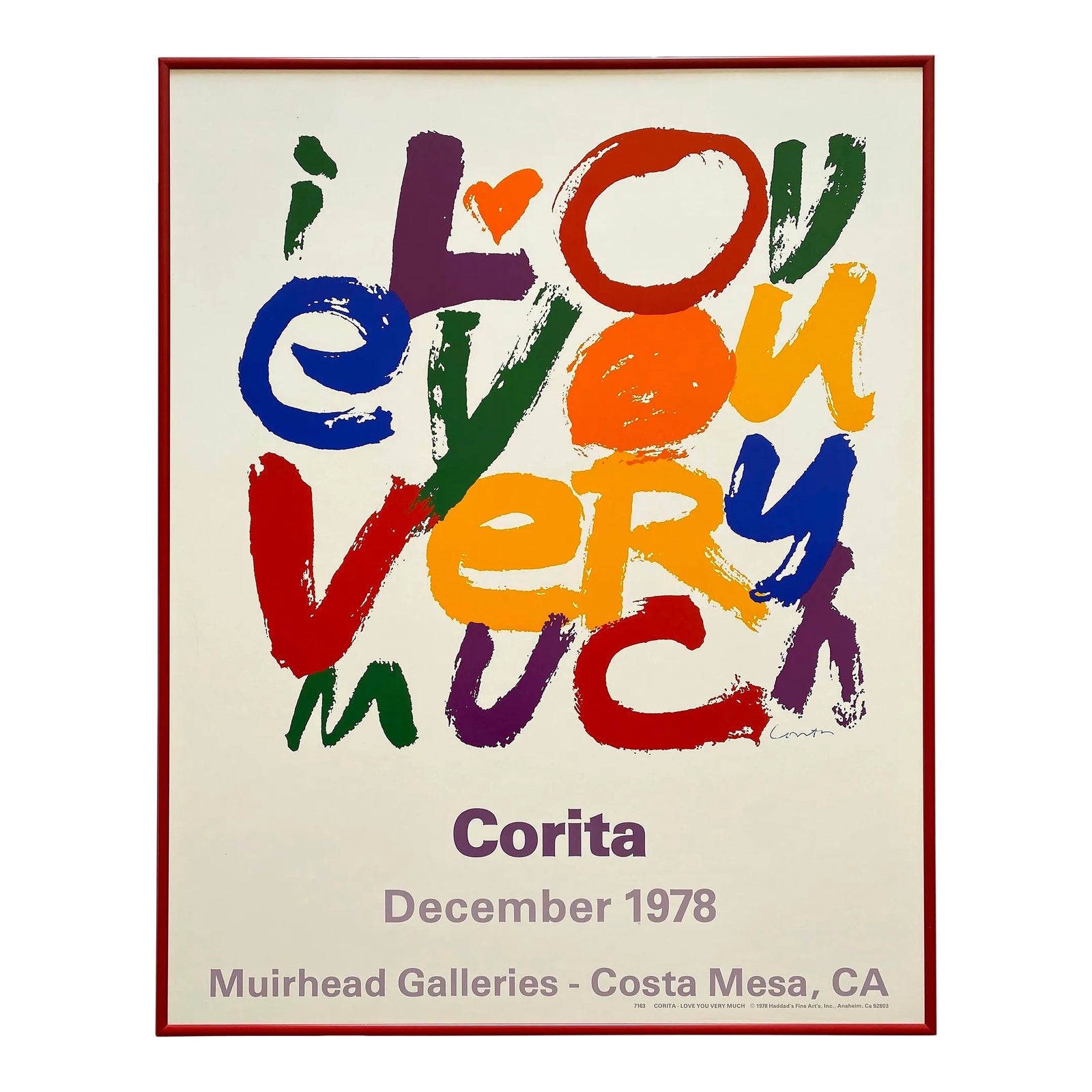 Corita Kent Vintage 1978 