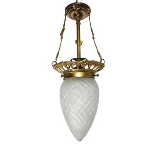 Brass Ceiling Lamp, Spain, 1950s For Sale