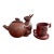 Vintage Chinese Yixing Zisha Tea Set - 6 Pieces For Sale