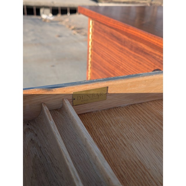 1950s Walnut and Cane Executive Desk by Edward Wormley for Dunbar Furniture For Sale - Image 17 of 17