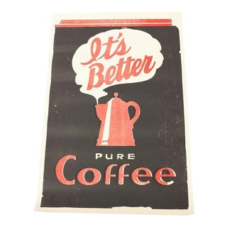 Hatch Show Print Coffee Poster For Sale