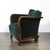 Pair of Art Deco Walnut Armchairs in Eucalyptus Mohair Velvet W/ Nickel Sabots For Sale In New York - Image 6 of 18