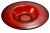 Mid-Century Modern Ruby Red 12” Console Bowl For Sale - Image 3 of 4