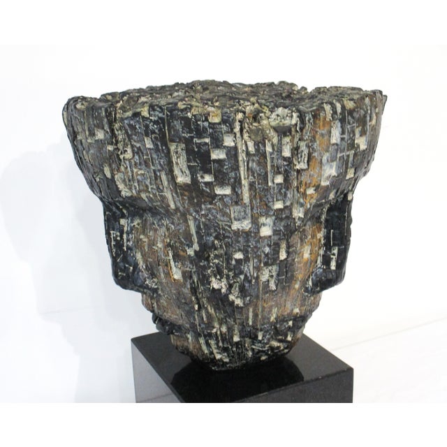 Curtis Jere Mid Century Brutalist Head Sculpture in the Style of Curtis Jere For Sale - Image 4 of 10