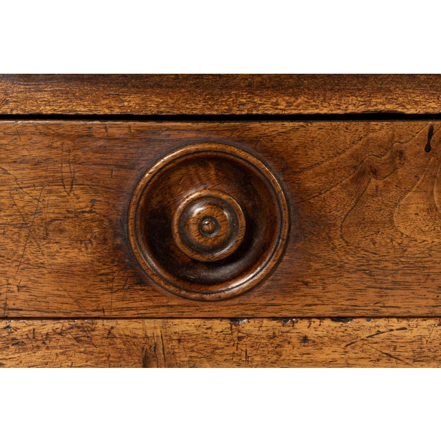 19th Century French Walnut Drapers Table For Sale - Image 9 of 10