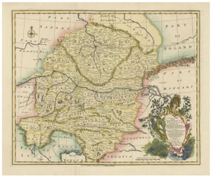 Map of South East Germany and Queen of Hungarys Dominions, 1744
