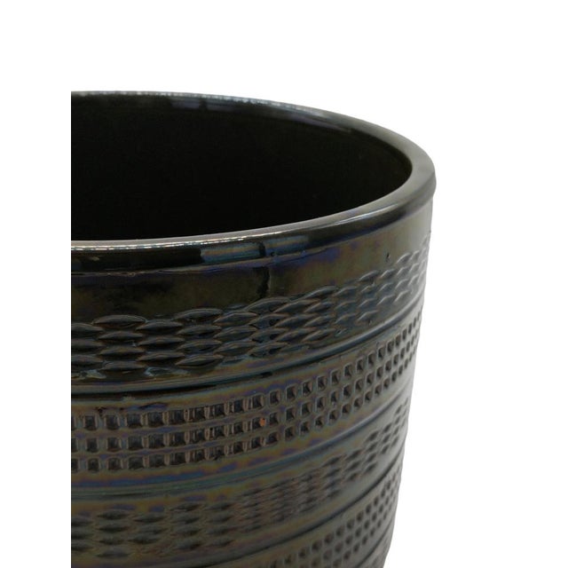 Glazed Terracotta Plant Holder Vasi Treviso, Italy, 1960s For Sale - Image 6 of 8