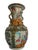 Chinese Large Hand‑Painted Chinese Export Porcelain Vase With Figural Panels & Gilt Dragon Handles For Sale - Image 3 of 6